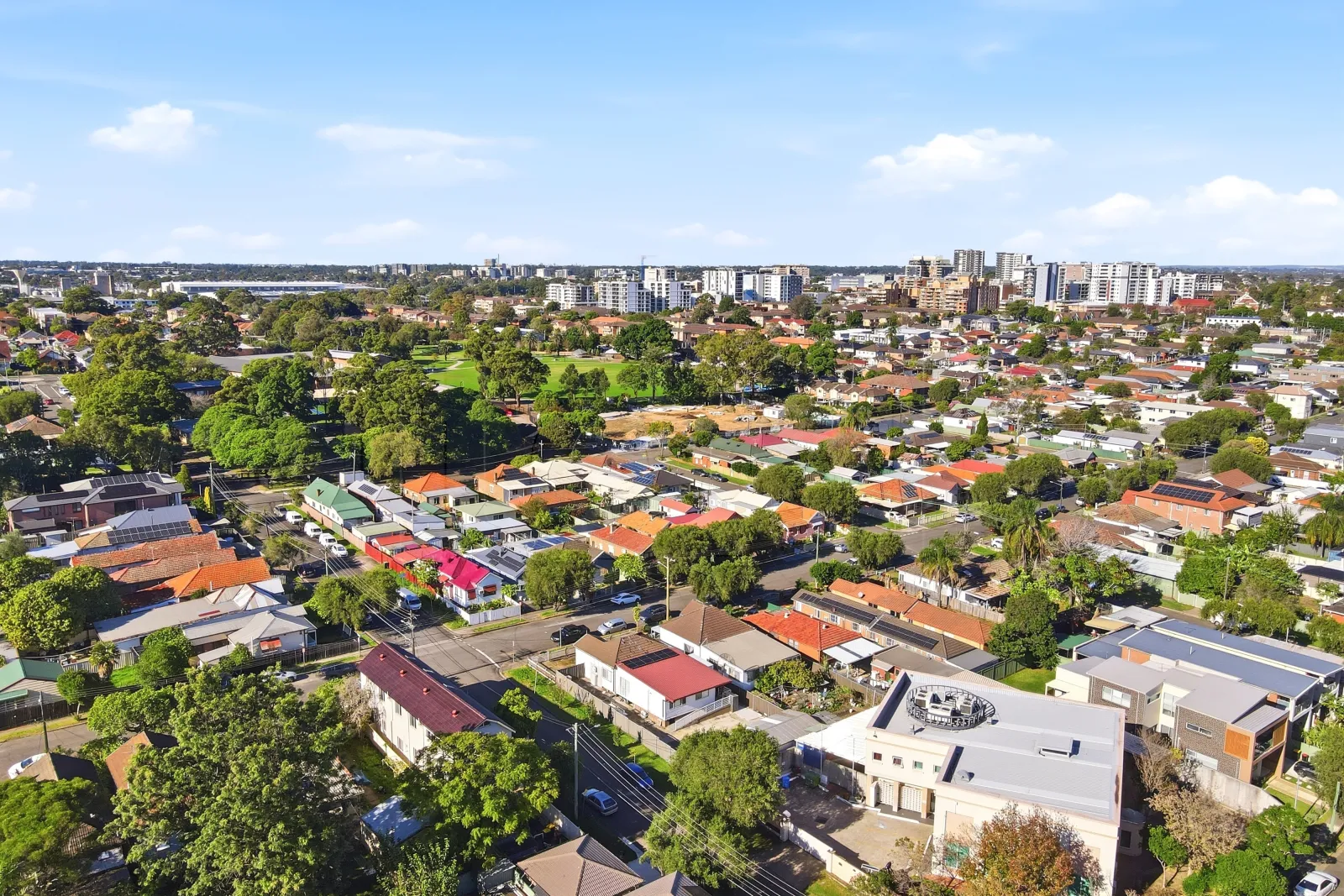 Drone image before location callouts